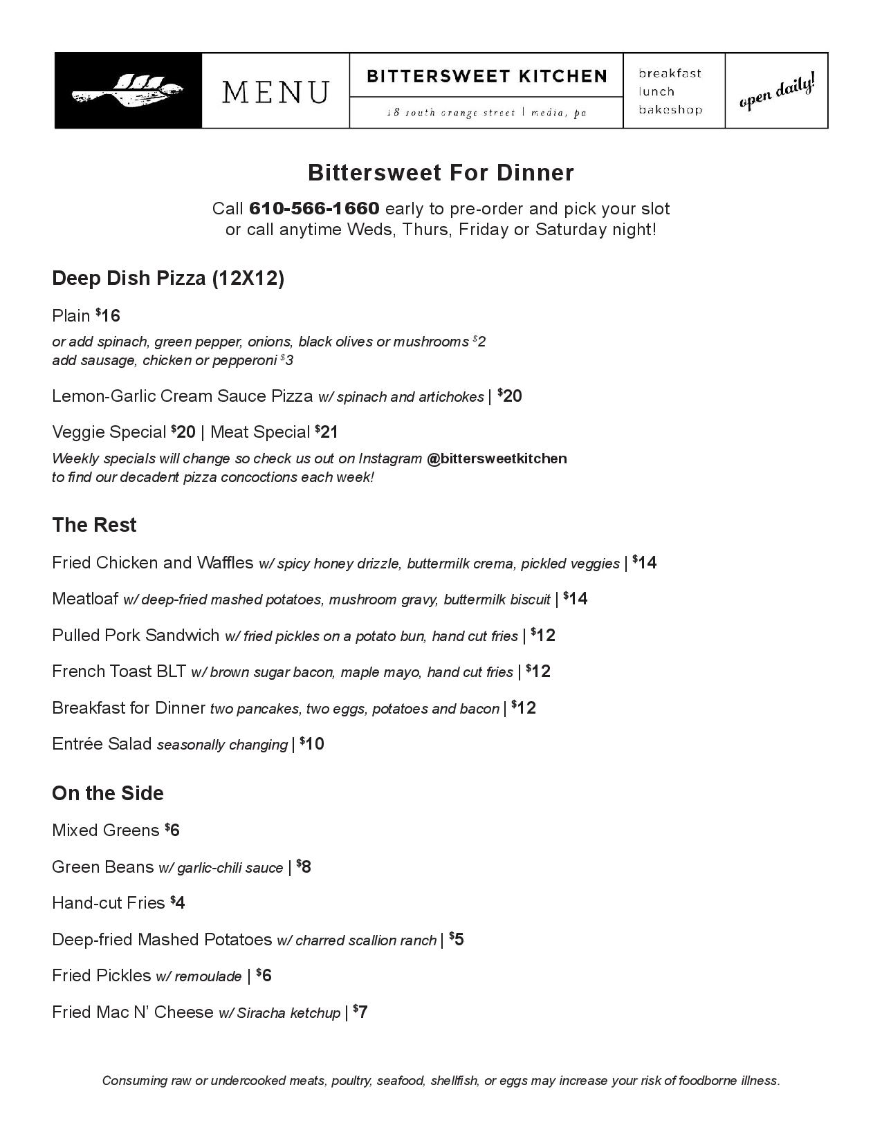 Bittersweet Kitchen Media, PA Come Gather Eat